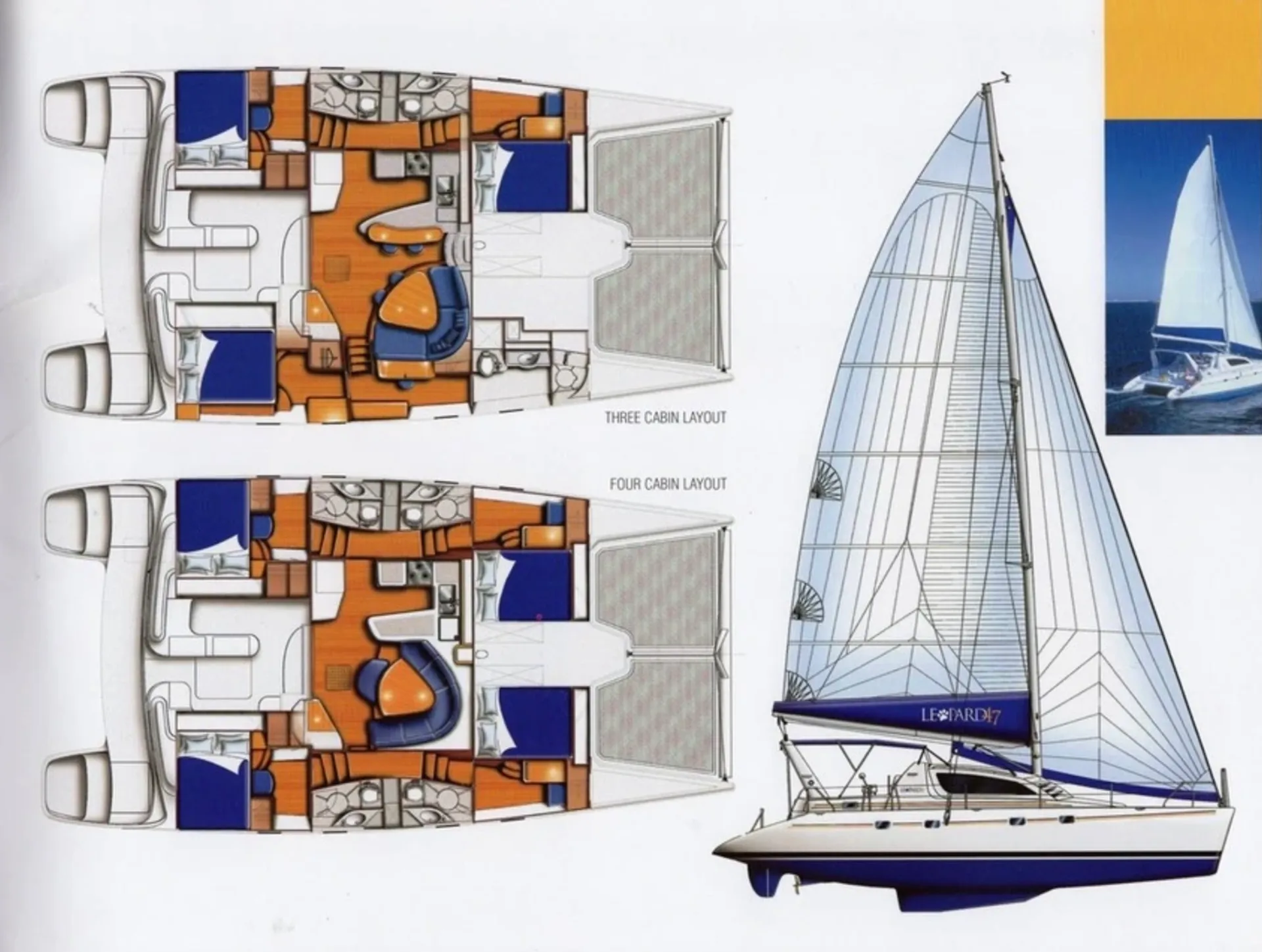 Leopard 47 Sailing Catamaran