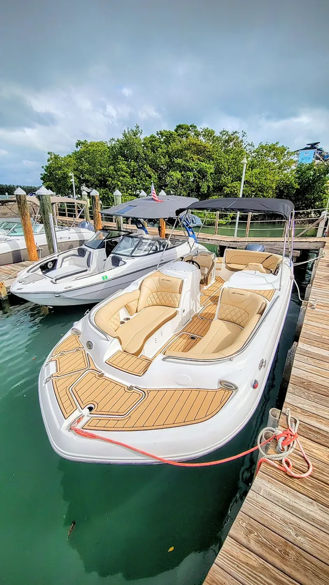 Rent a Hurricane deck boat in Key Biscayne, FL near me