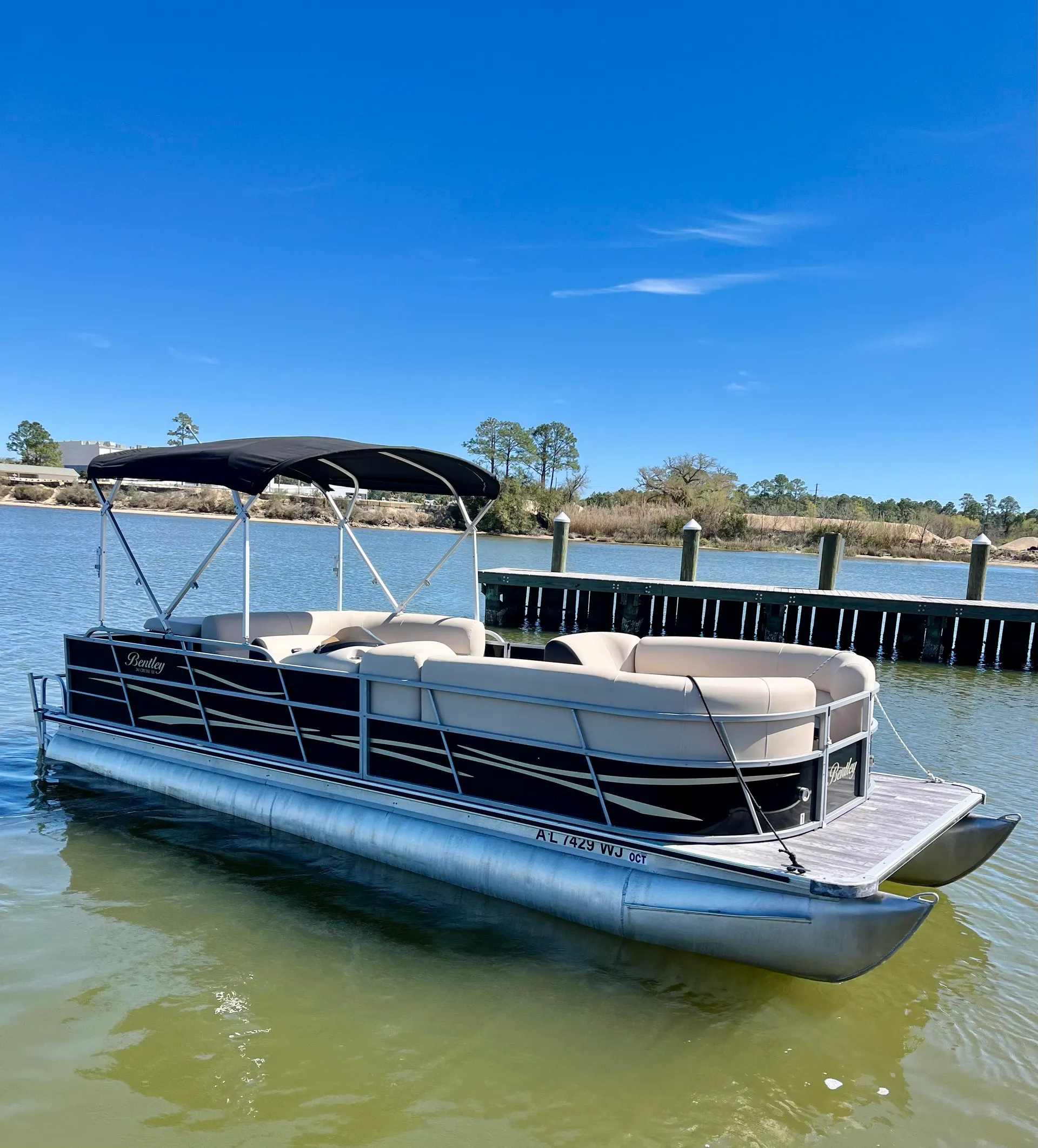 #1 Cruise in Style on a Luxury 24ft Bentley pontoon 90hp!