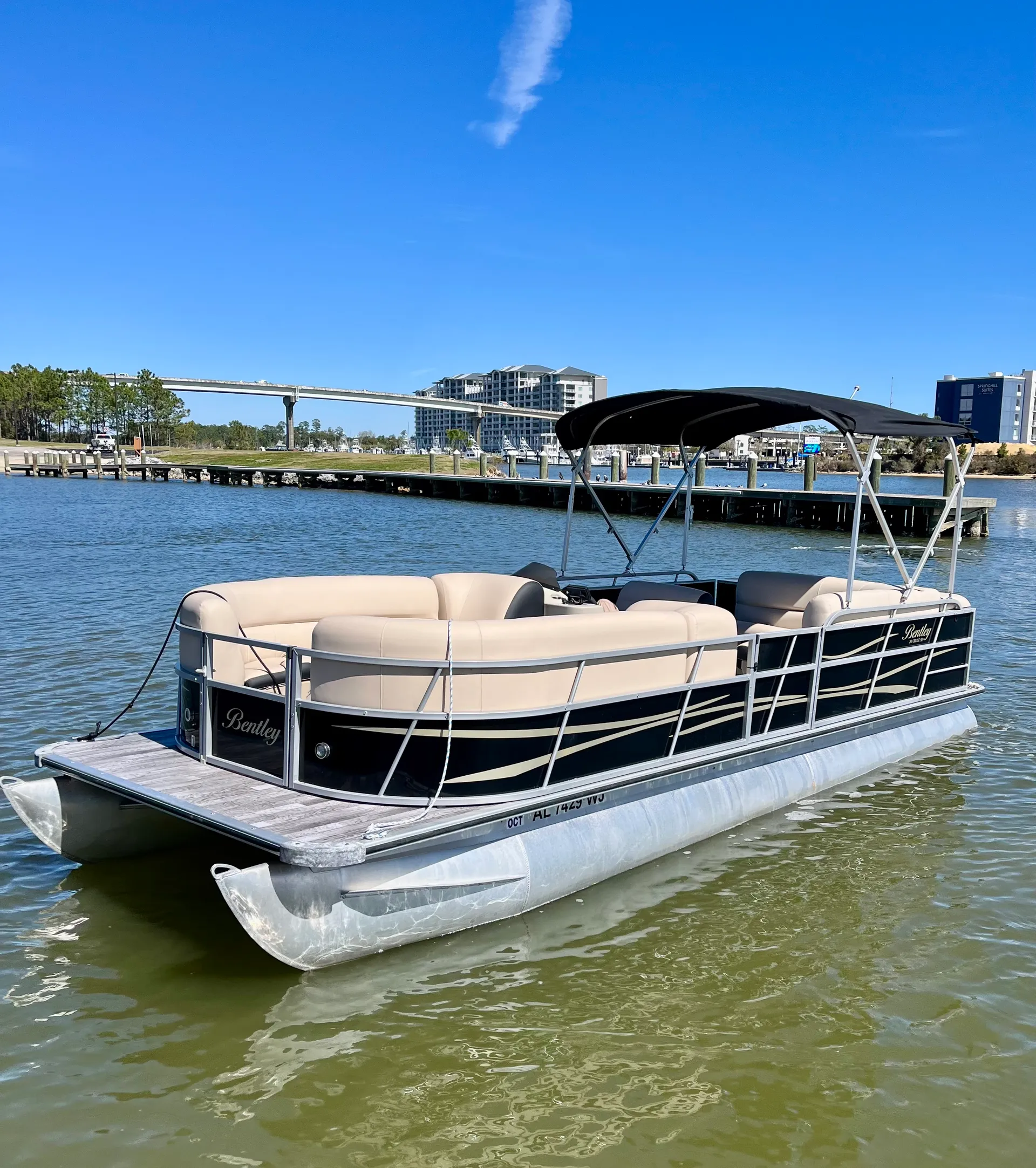 #1 Cruise in Style on a Luxury 24ft Bentley pontoon 90hp!