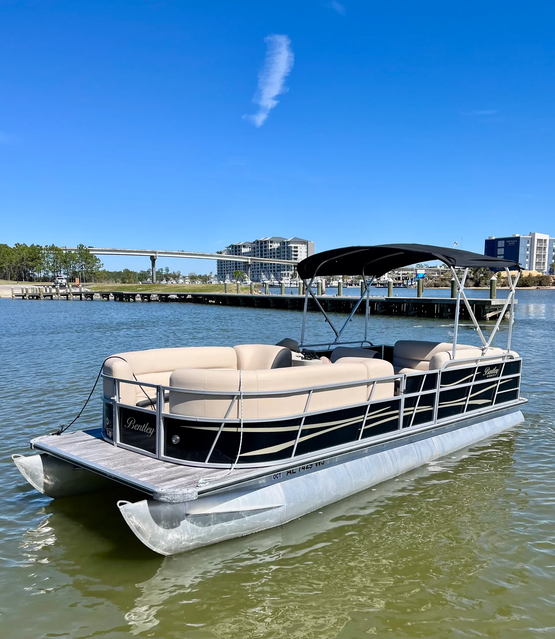 #1 Cruise in Style on a Luxury 24ft Bentley pontoon 90hp!