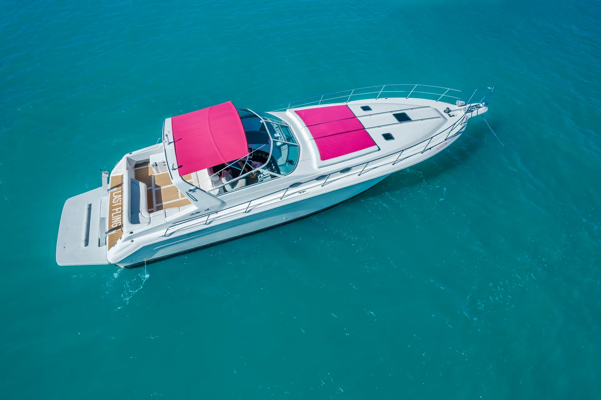 The New Pink Sea Ray 50' 