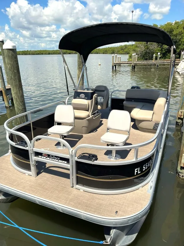 Rent a SUN TRACKER pontoon in Grant-Valkaria, FL near me