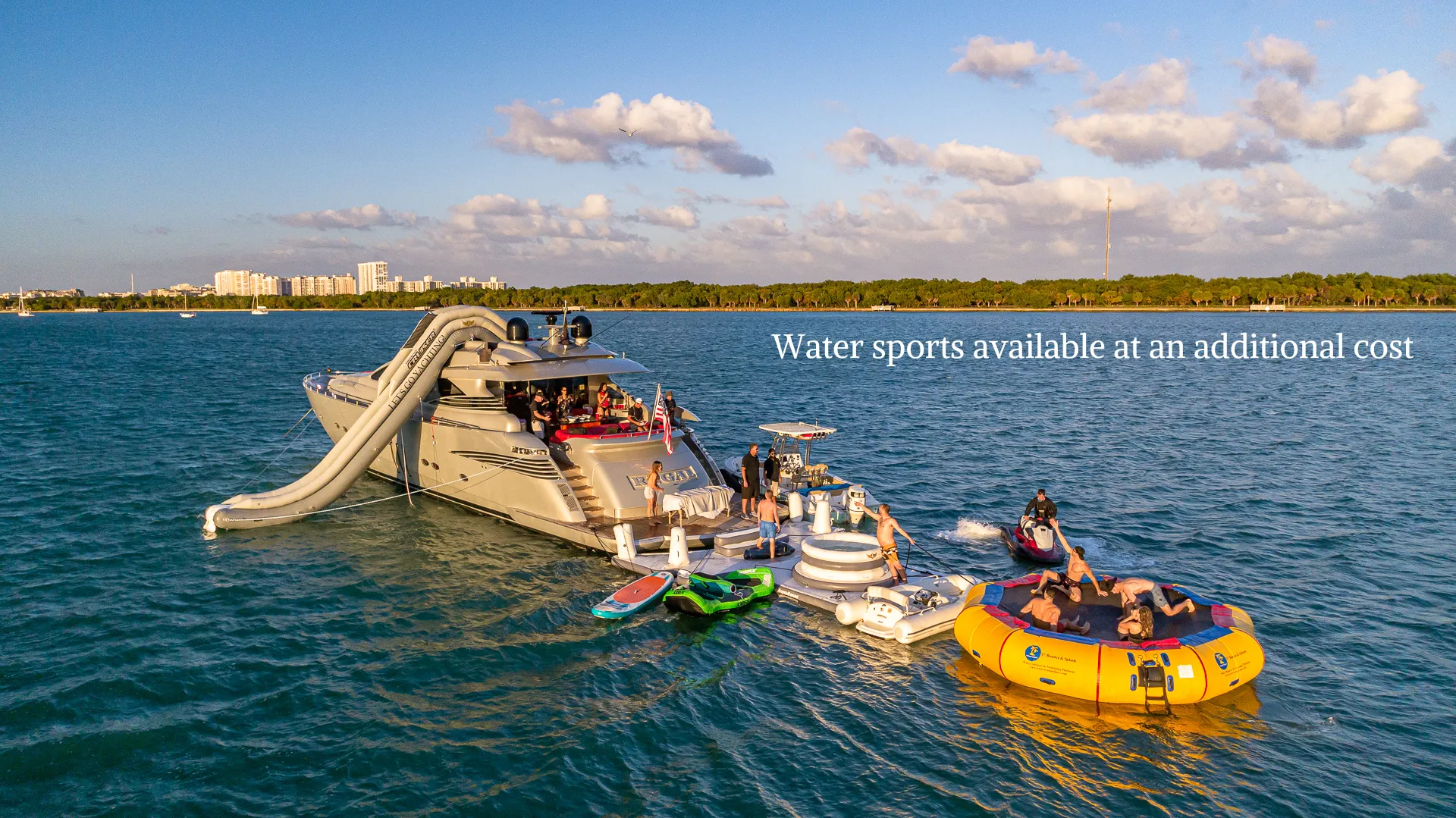 90’ Pershing “Regal” - Seabob + Trampoline Included with Every Charter