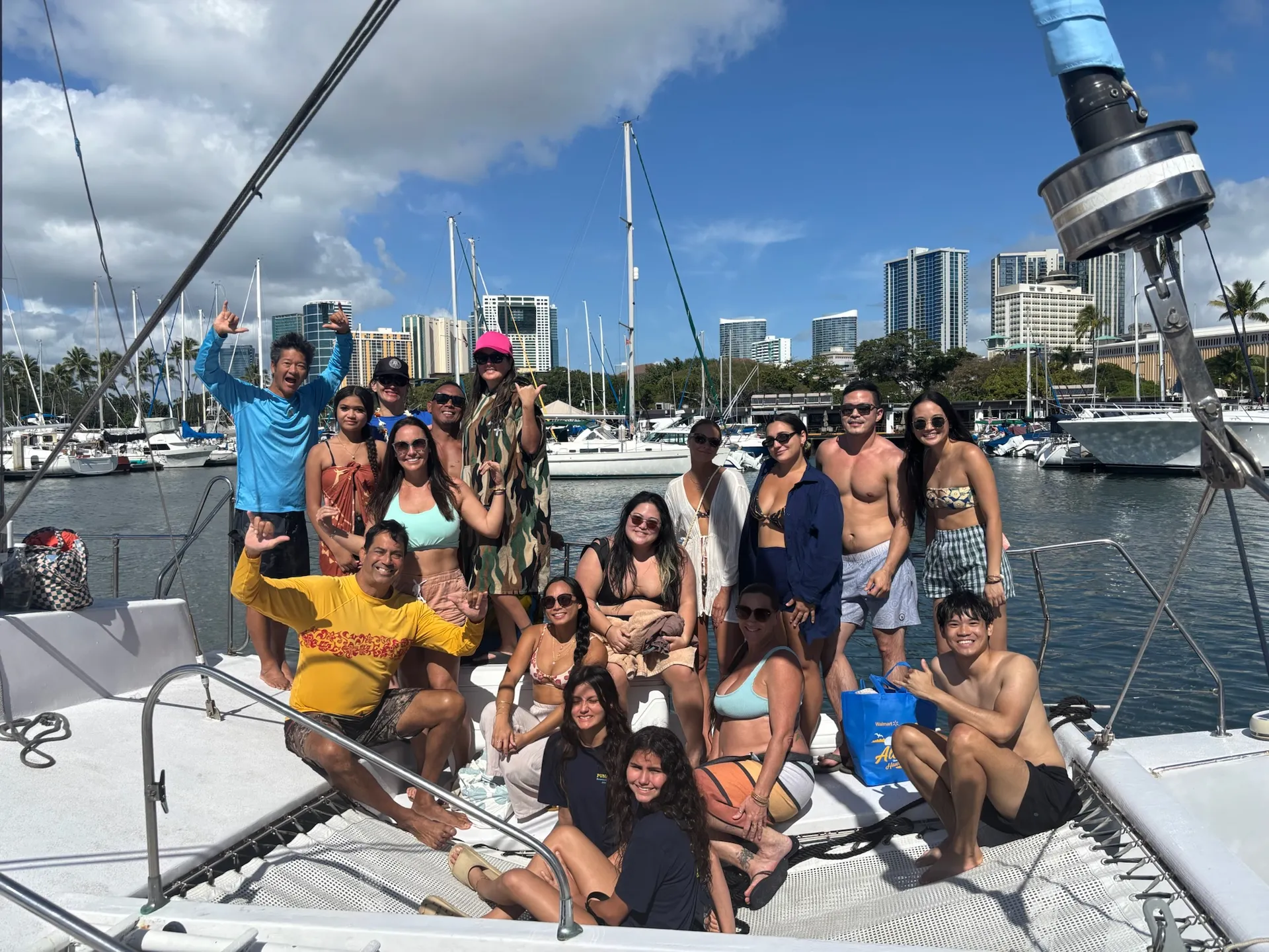 Personalized private sail on the Island Magic Catamaran 