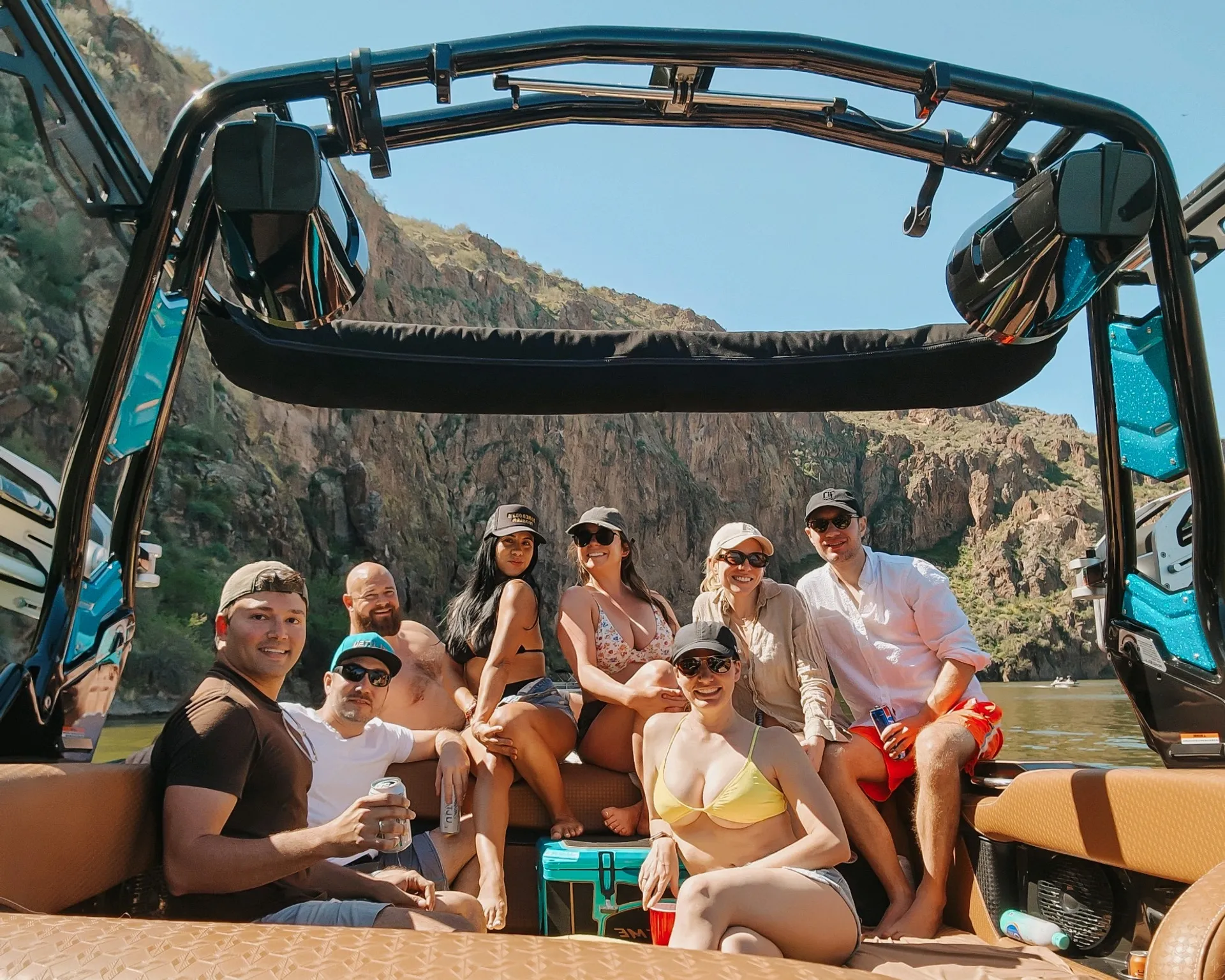 24FT Luxury Surf/Wake boat with Captain Pete! All Arizona lakes! 