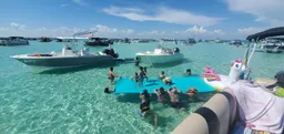 Enjoy Crab island and Destin !
Paddleboard and floating mat included ! boat photo