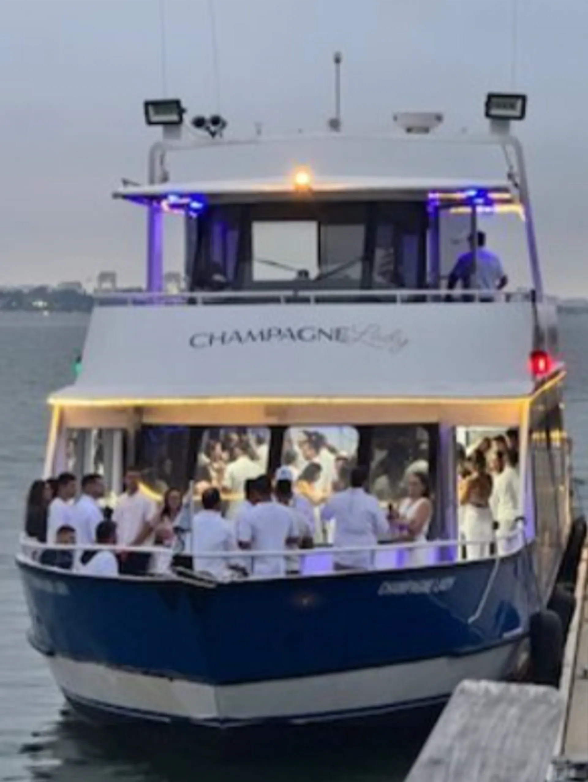 The Champagne Lady - Boston’s Premier Event Yacht for up to 150 Guests