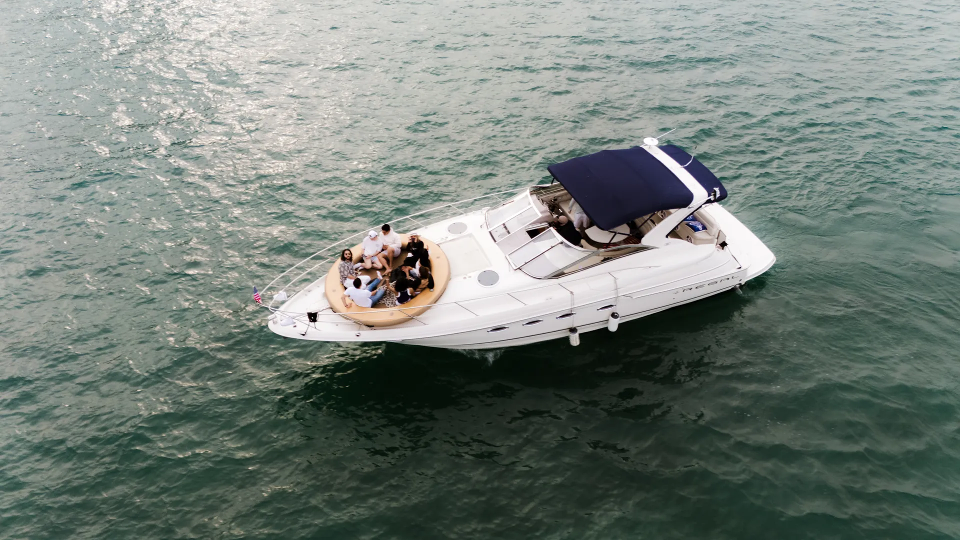 Private 44' Yacht - Conquer the Waves with Poseidon Chicago Charters!