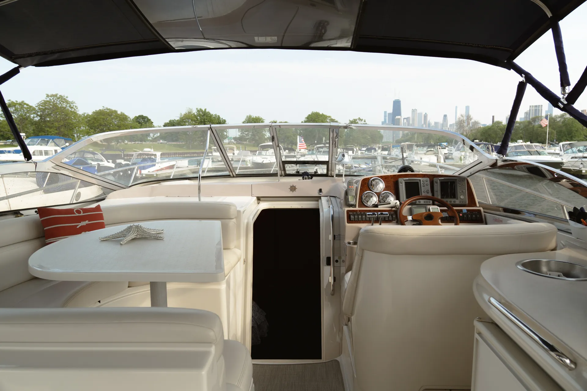 Private 44' Yacht - Conquer the Waves with Poseidon Chicago Charters!