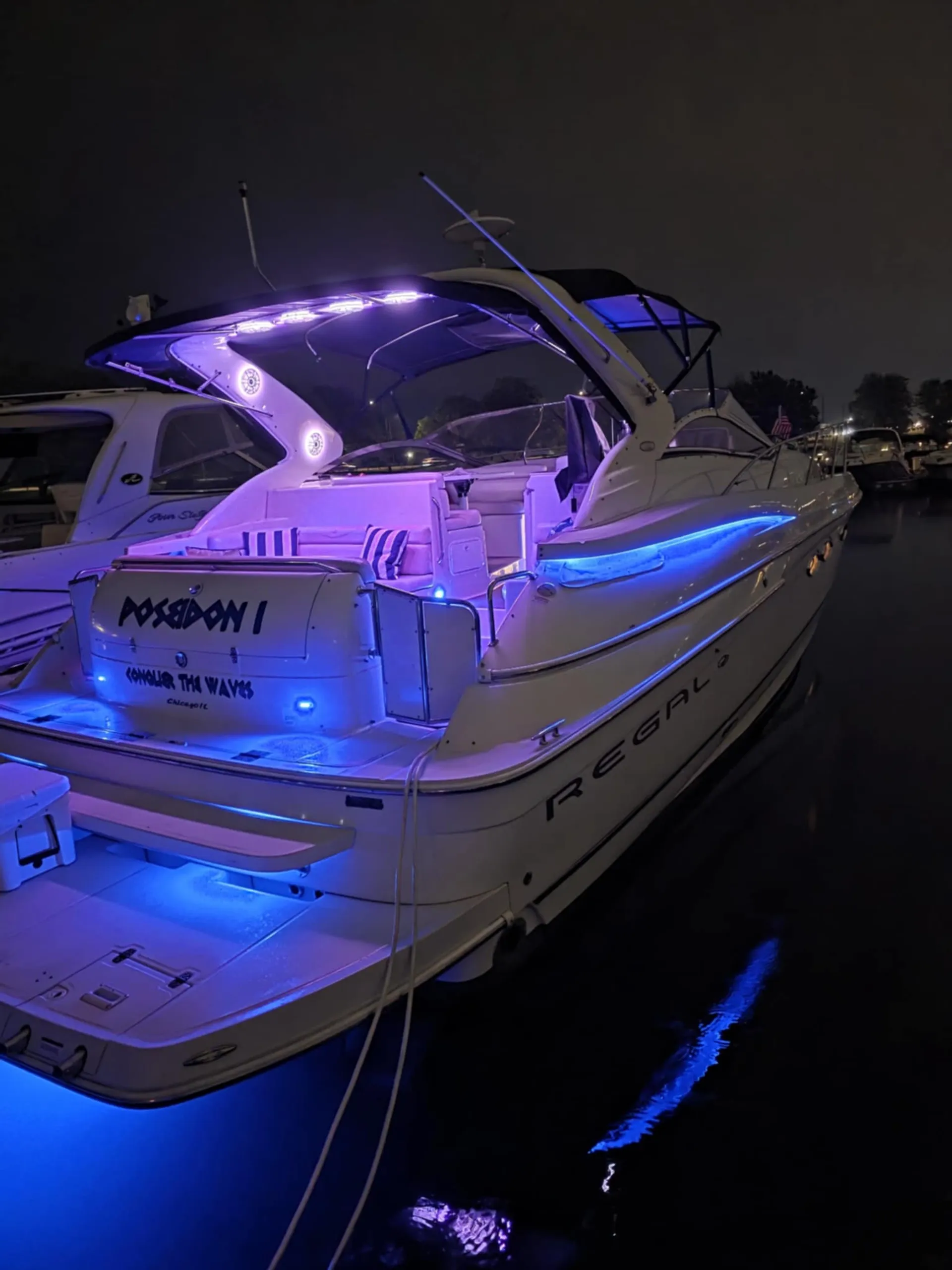 Private 44' Yacht - Conquer the Waves with Poseidon Chicago Charters!