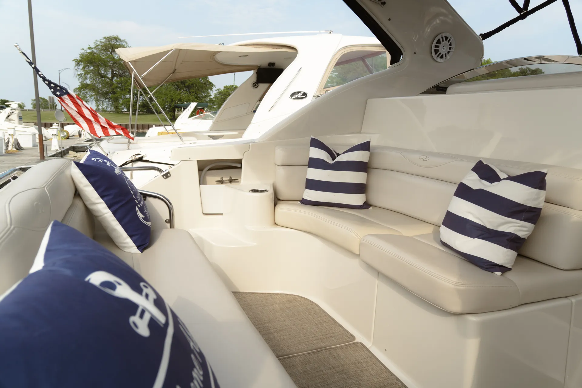 Private 44' Yacht - Conquer the Waves with Poseidon Chicago Charters!