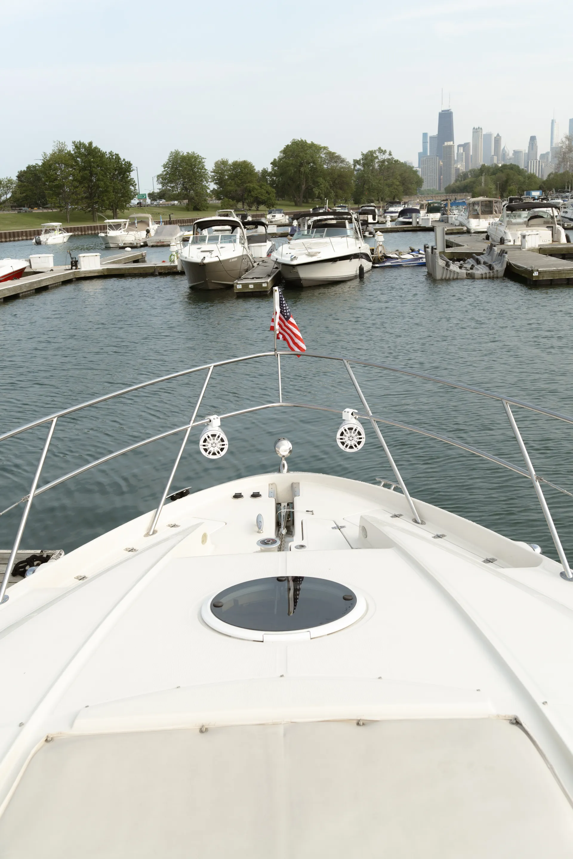 Private 44' Yacht - Conquer the Waves with Poseidon Chicago Charters!