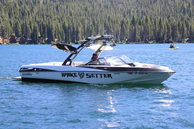 Rent a Malibu Boats bow rider in Tahoe City, CA near me