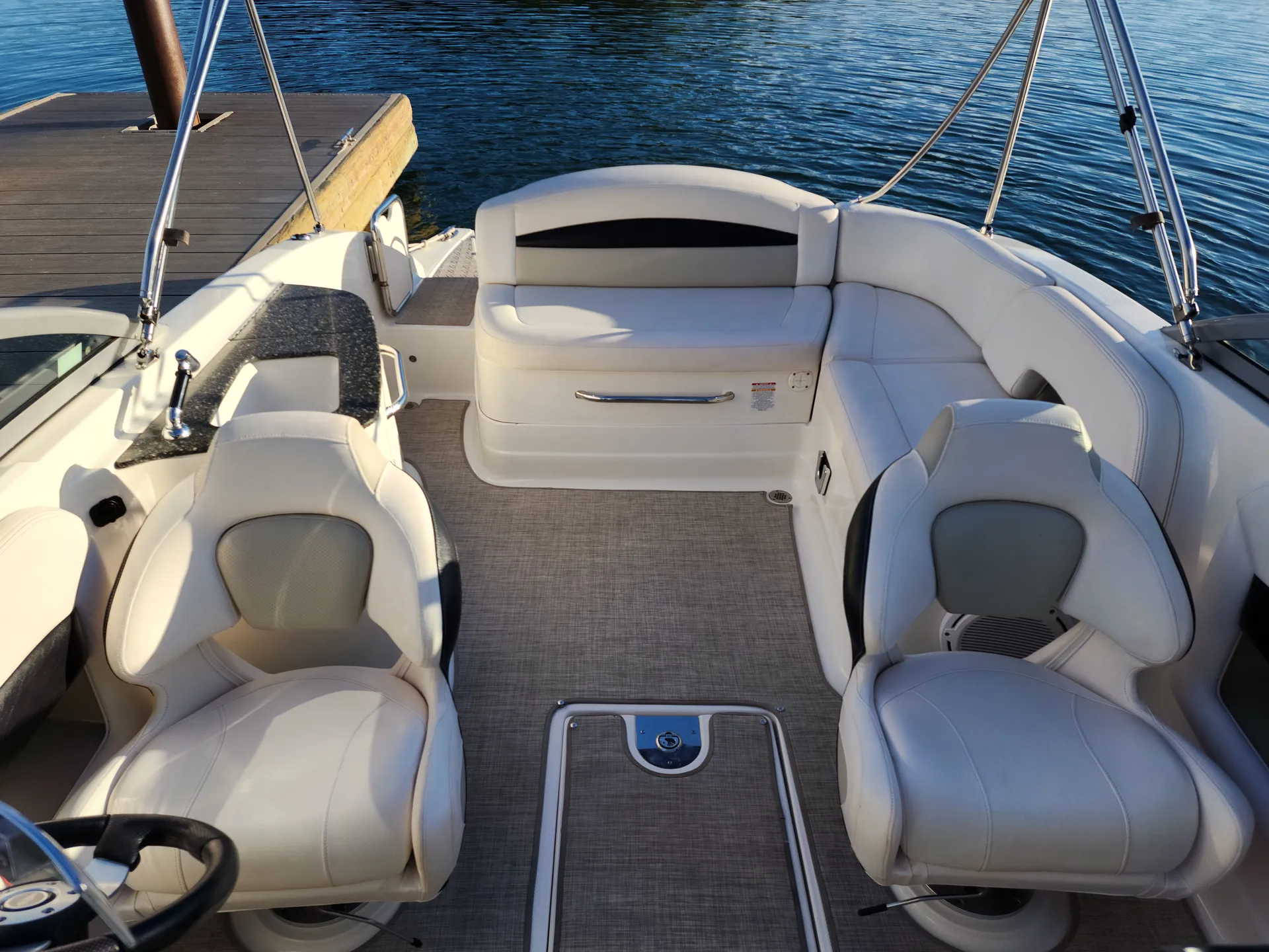 24.4' Open Bow, the cleanest fully functional boat around!