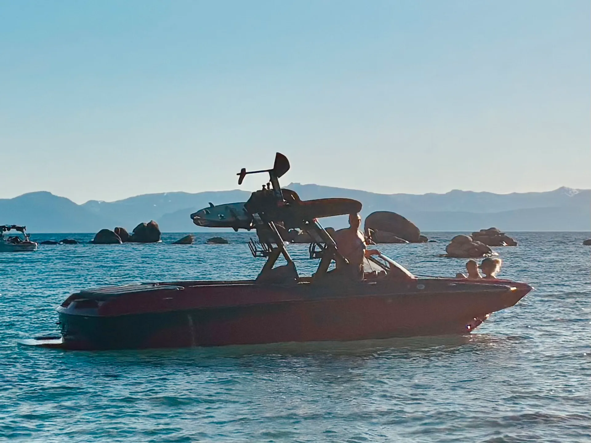 Wakeboard surfing boat brand new comes with Captain all gear included