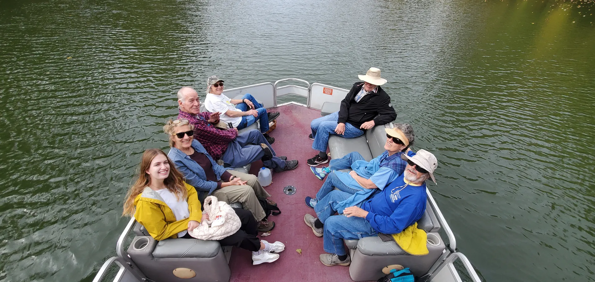30-Foot Double Deck Pontoon for 6 Passengers with Privy and Shade!
