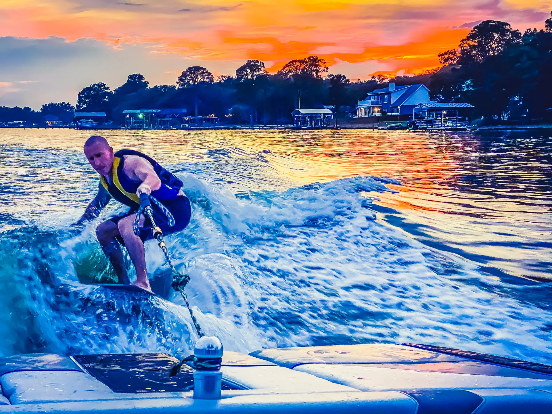 Crab island excursion & Wakesurf session on a 2025 Nautique G23 