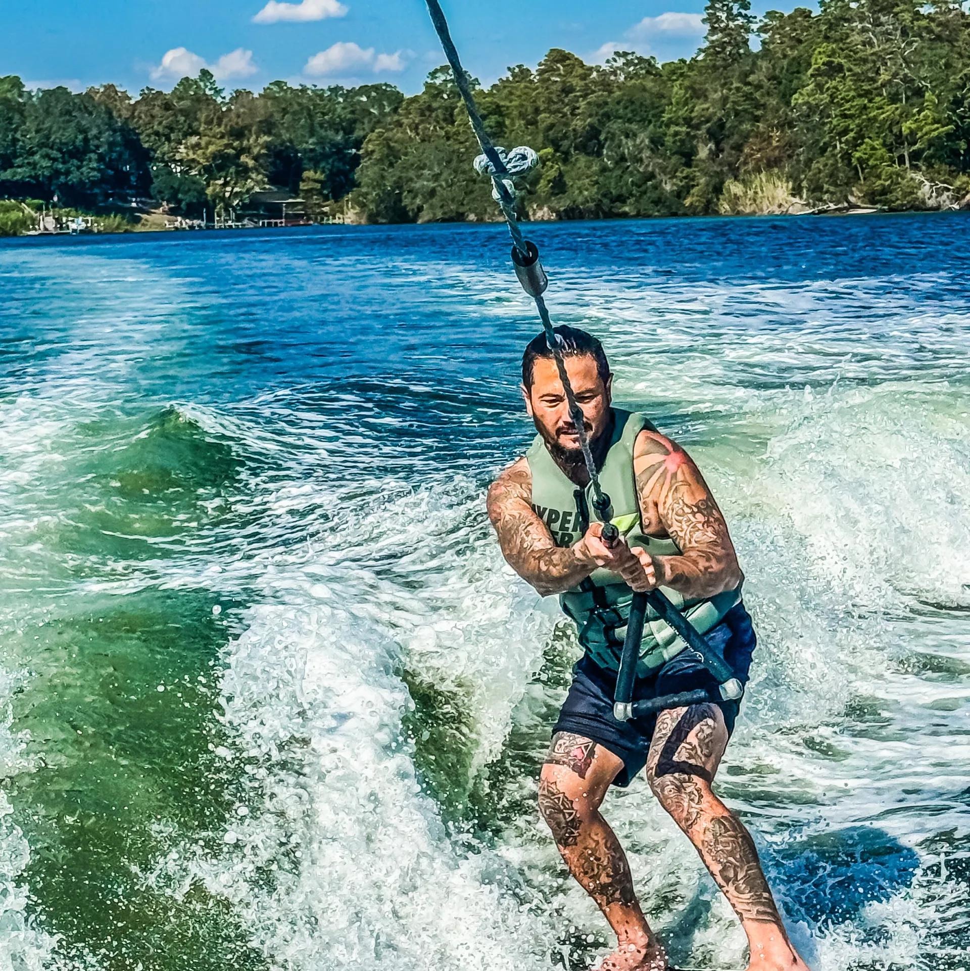 Crab island excursion & Wakesurf session on a 2025 Nautique G23 