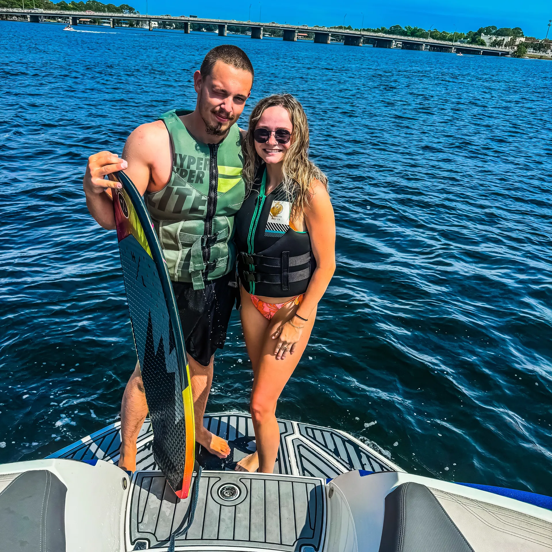 Crab island excursion & Wakesurf session on a 2025 Nautique G23 