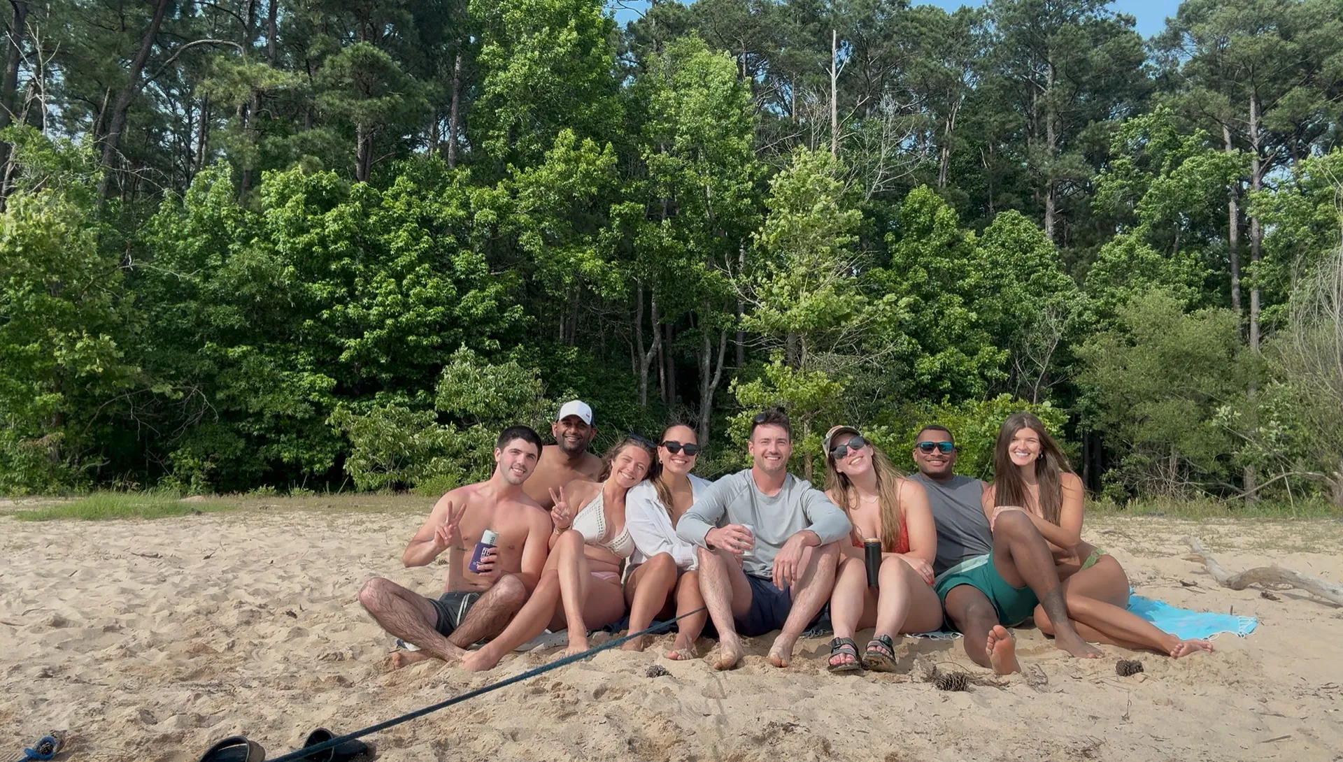 22' Blue Blessings Pontoon with grill. 