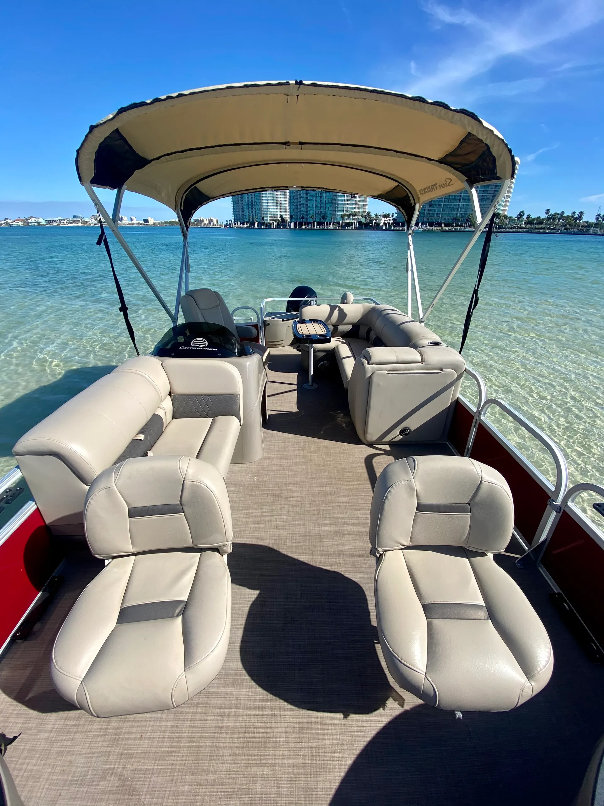 2020 Suntracker Luxury Pontoon in Orange Beach, AL!