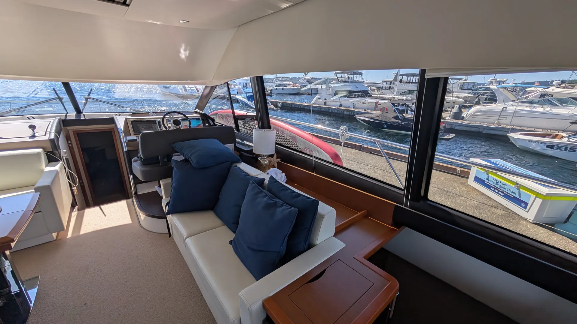 Professionally Captained 50' Yacht. Kirkland and Seattle Available