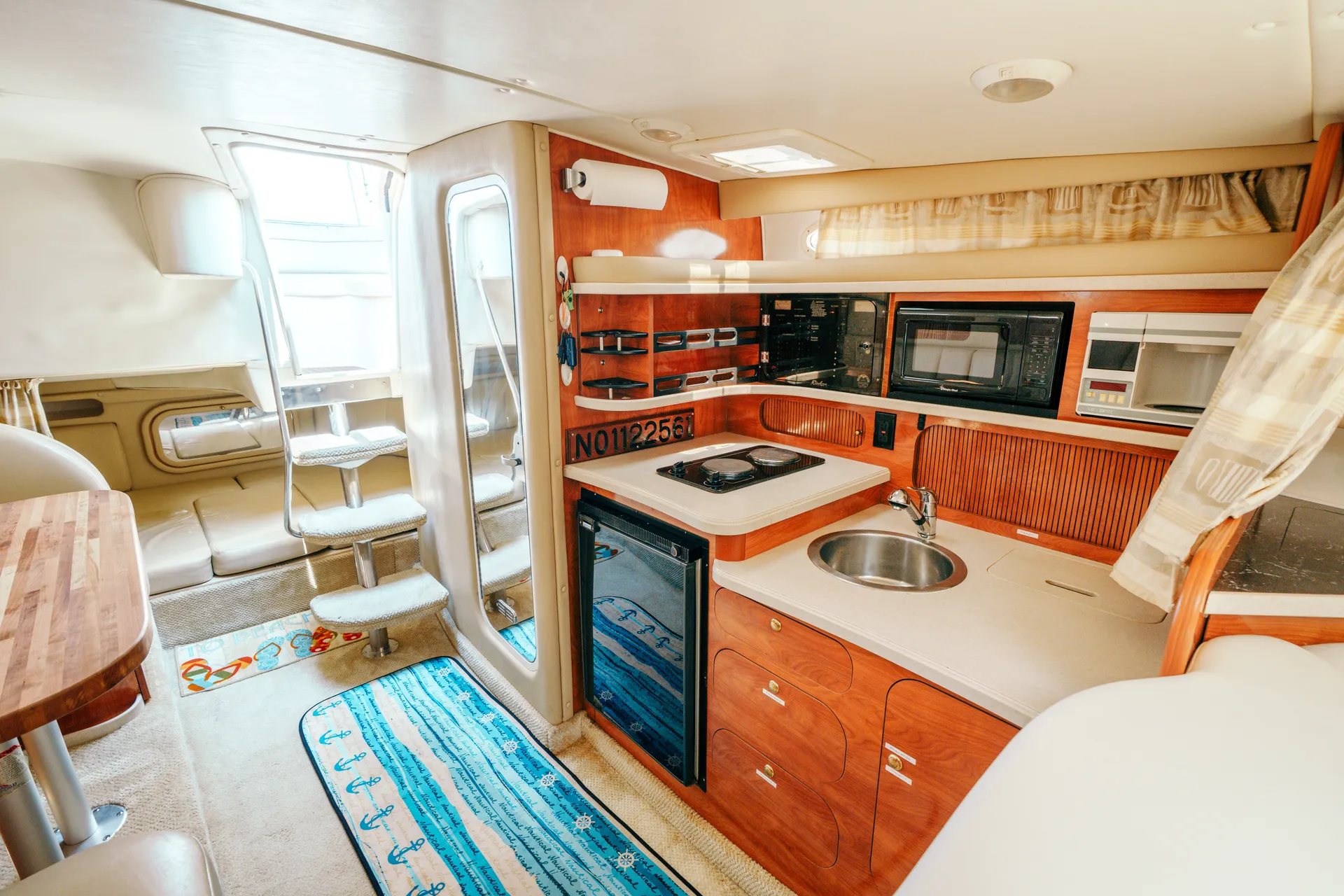 Anchor in the Famous Chicago Playpen! 37' Rinker Fiesta Vee