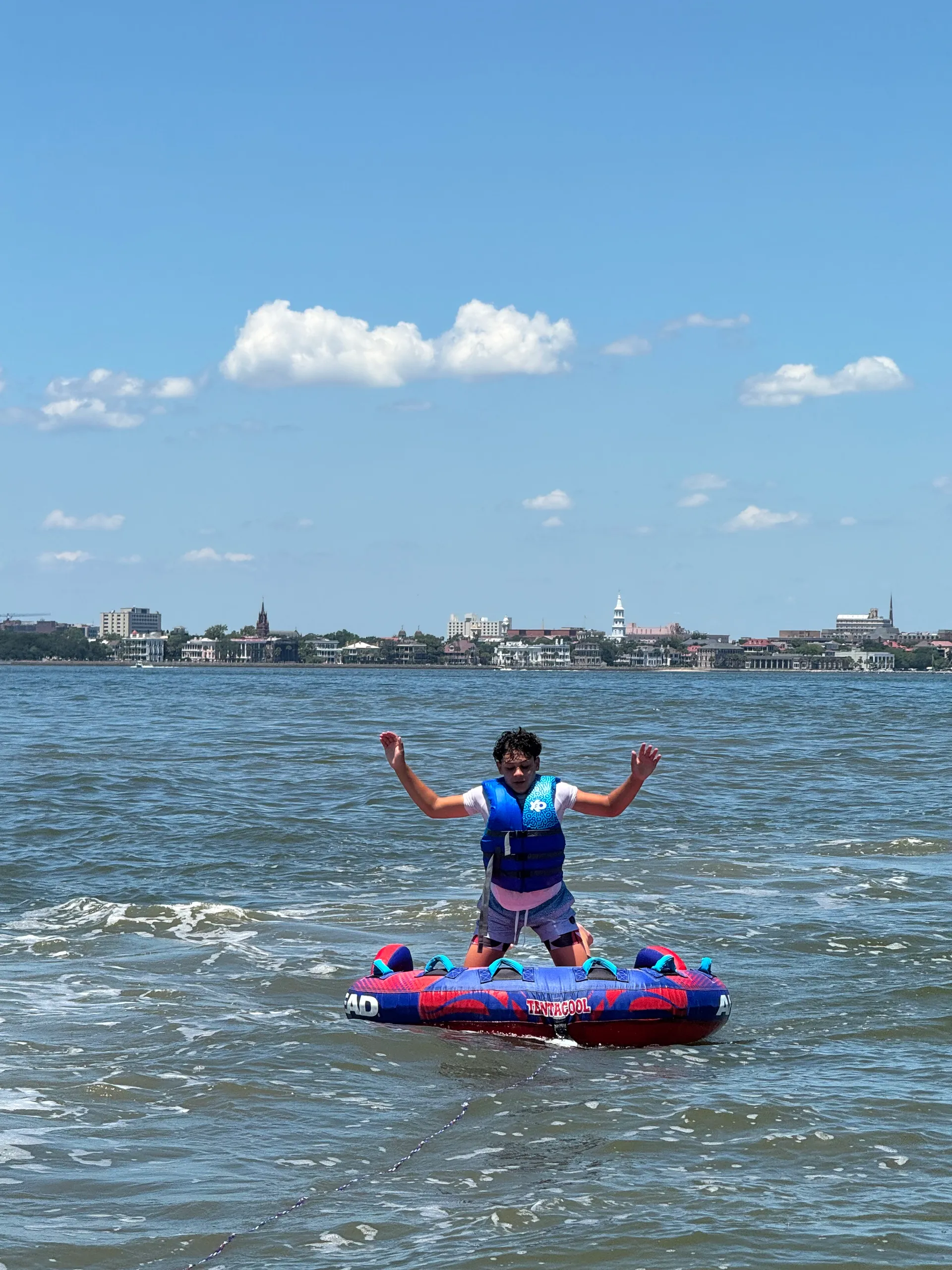 Brand New Beautiful Tritoon, for Partying, Tubing, fishing or relaxing