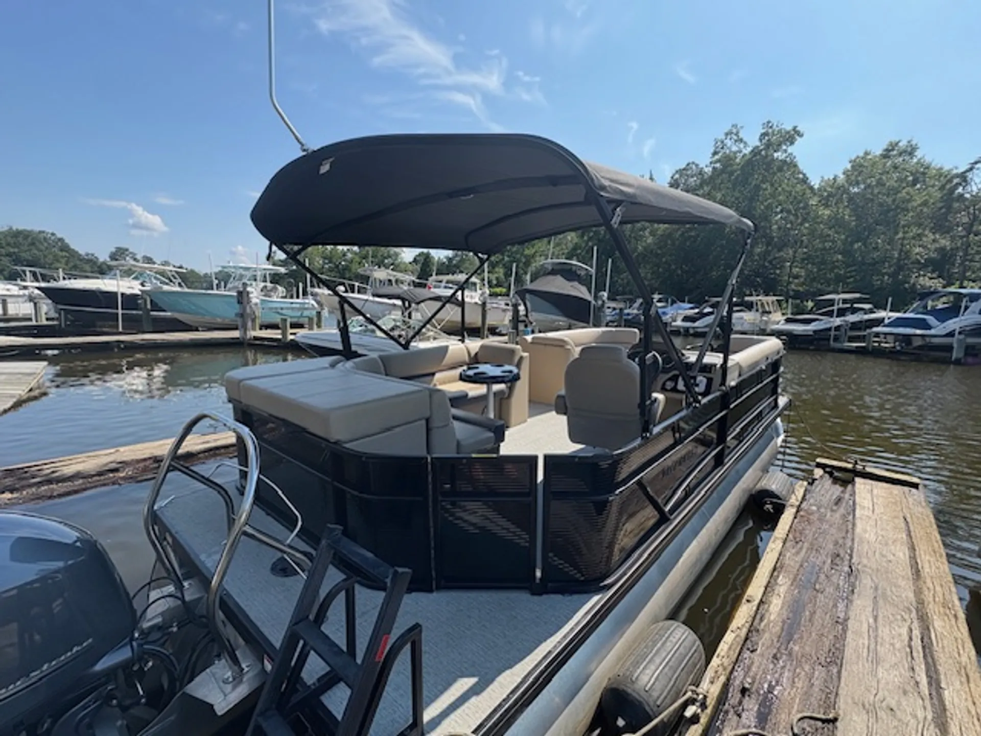 Black Godfrey Sweetwater Tritoon 