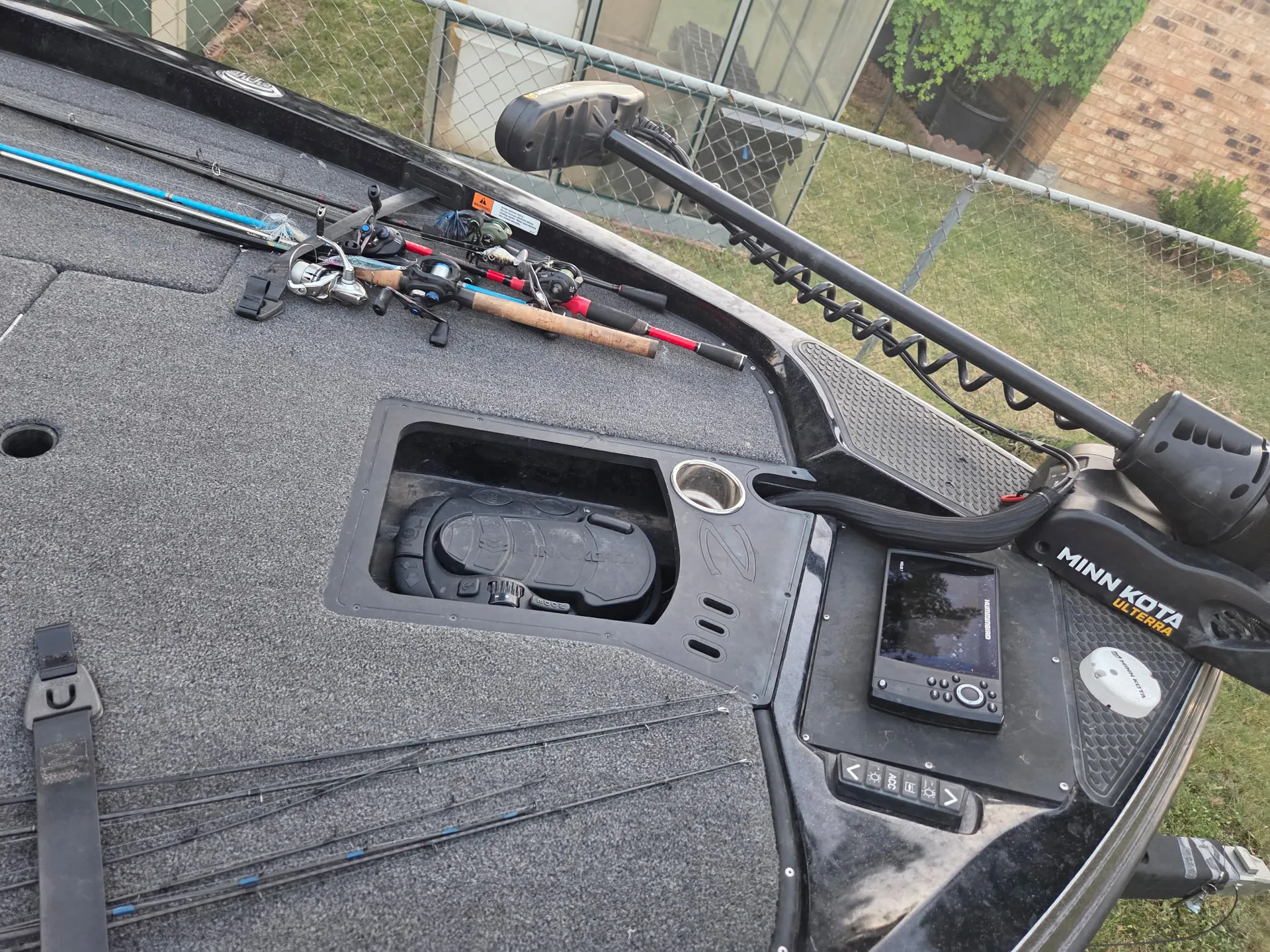 Fully loaded bass boat on a trailer - Near Eagle Mountain!