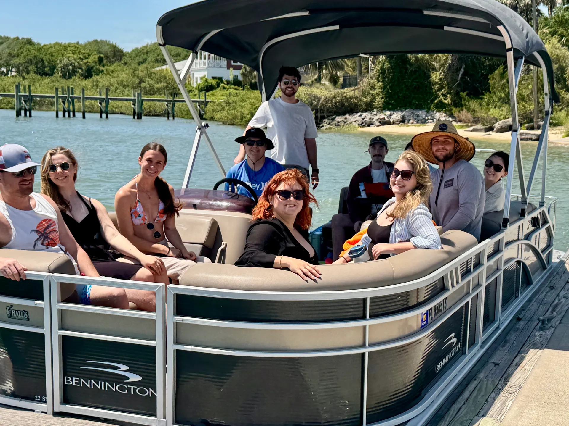 150hp Bennington Lounger For 12 w/ Spacious Platform Bed in the Back!