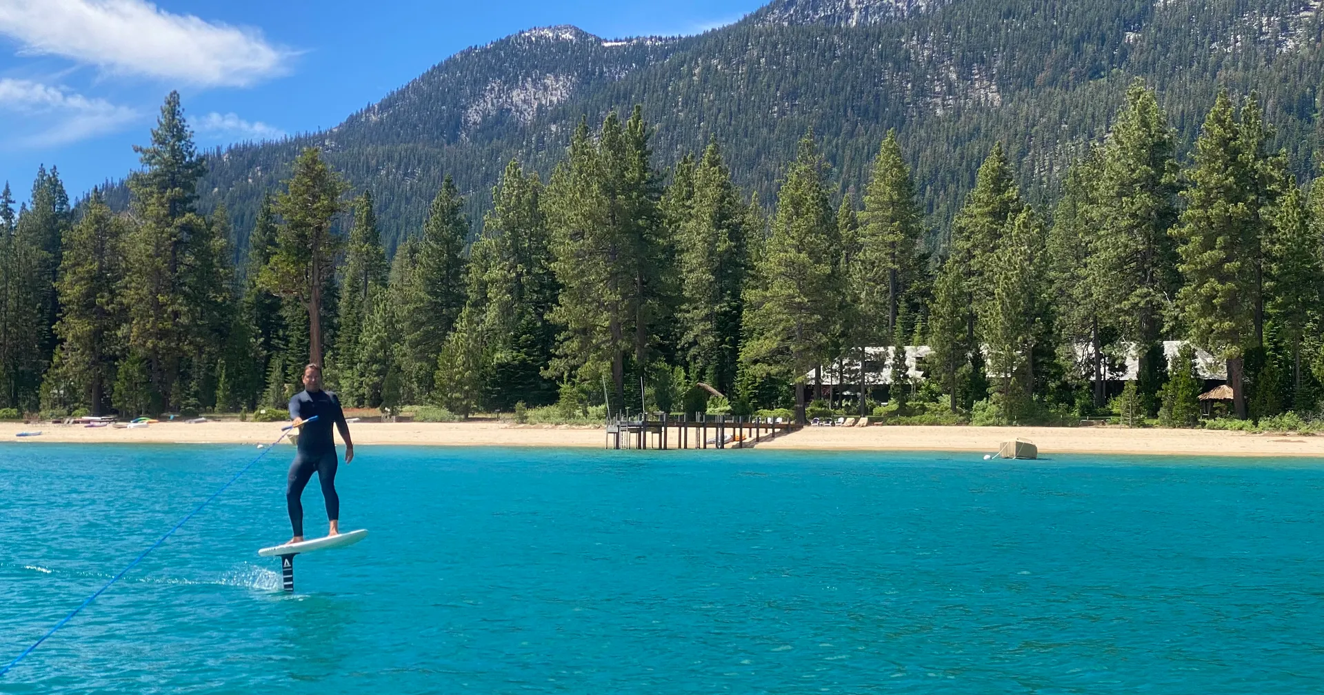 18' OPEN BOW RIDER with wakeboard and tube