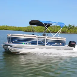 Naples Boat Rental – 21ft 10 passenger Pontoon | Keeywaydin Island boat photo