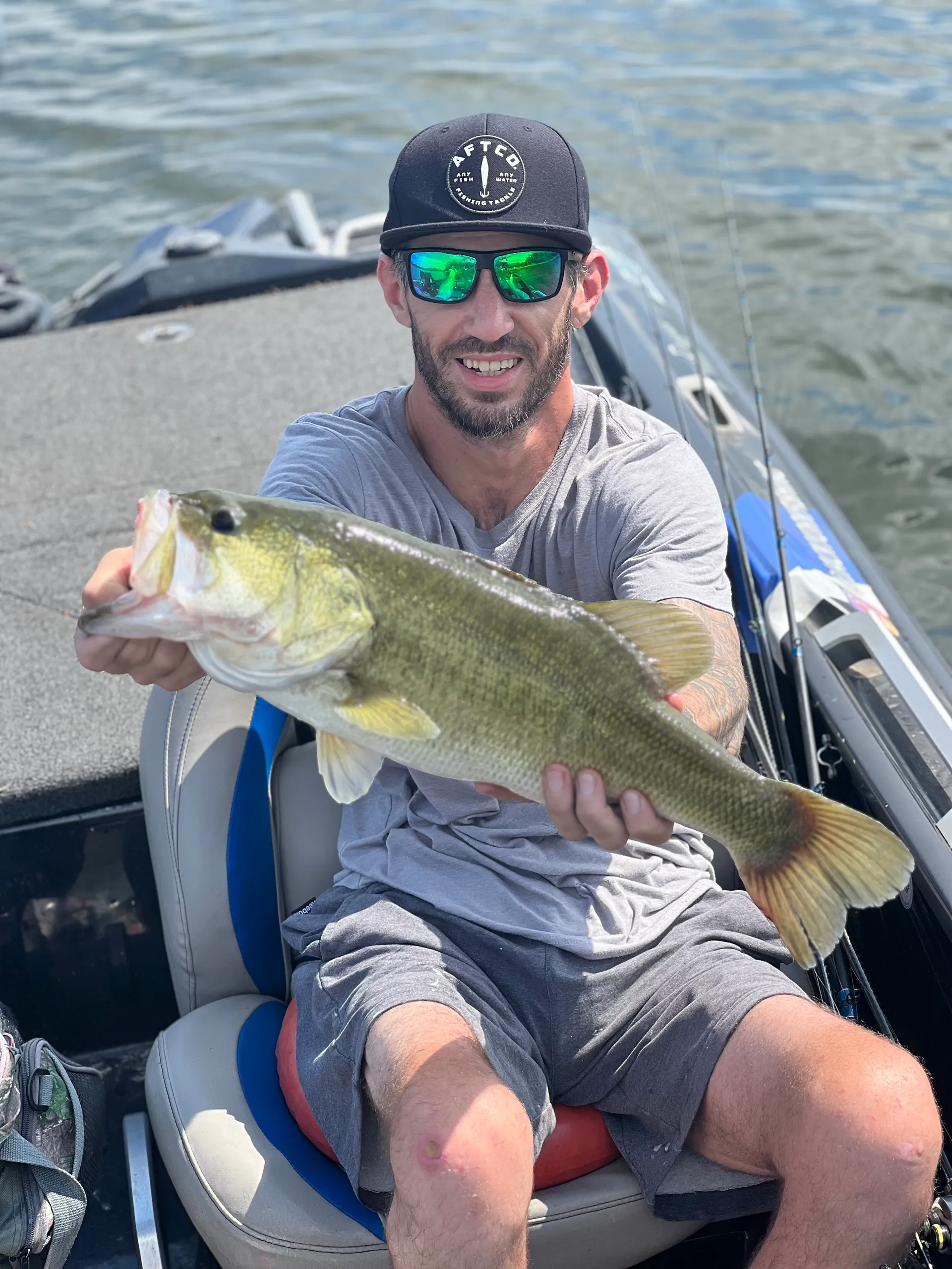 Fully loaded bass boat on a trailer - Near Eagle Mountain!