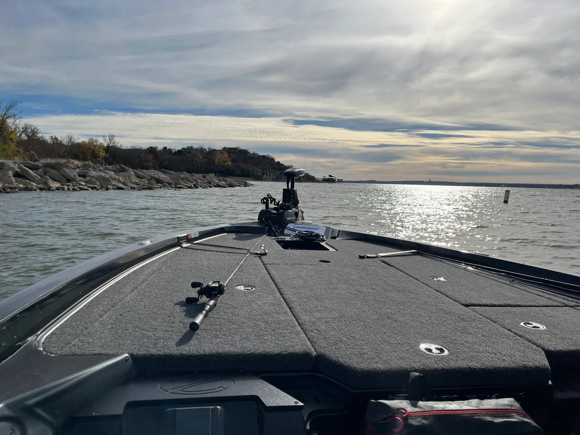 Fully loaded bass boat on a trailer - Near Eagle Mountain!