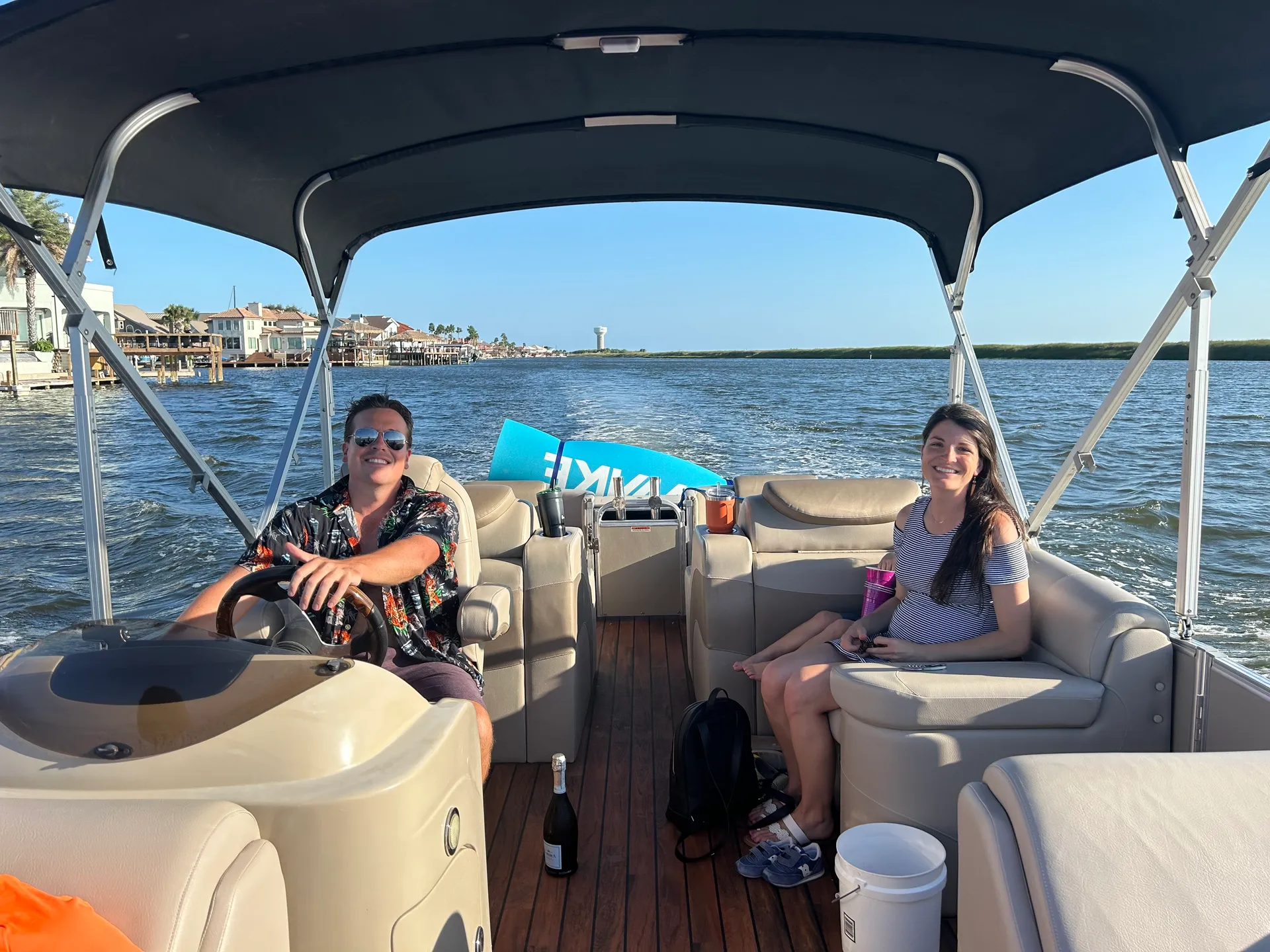 23FT Avalon Pontoon Boat - Located at private dock in Corpus!