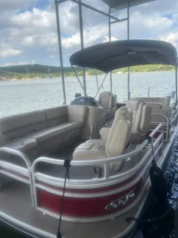 Make Family Memories of a Lifetime tubing, fishing, and skiing.  boat photo