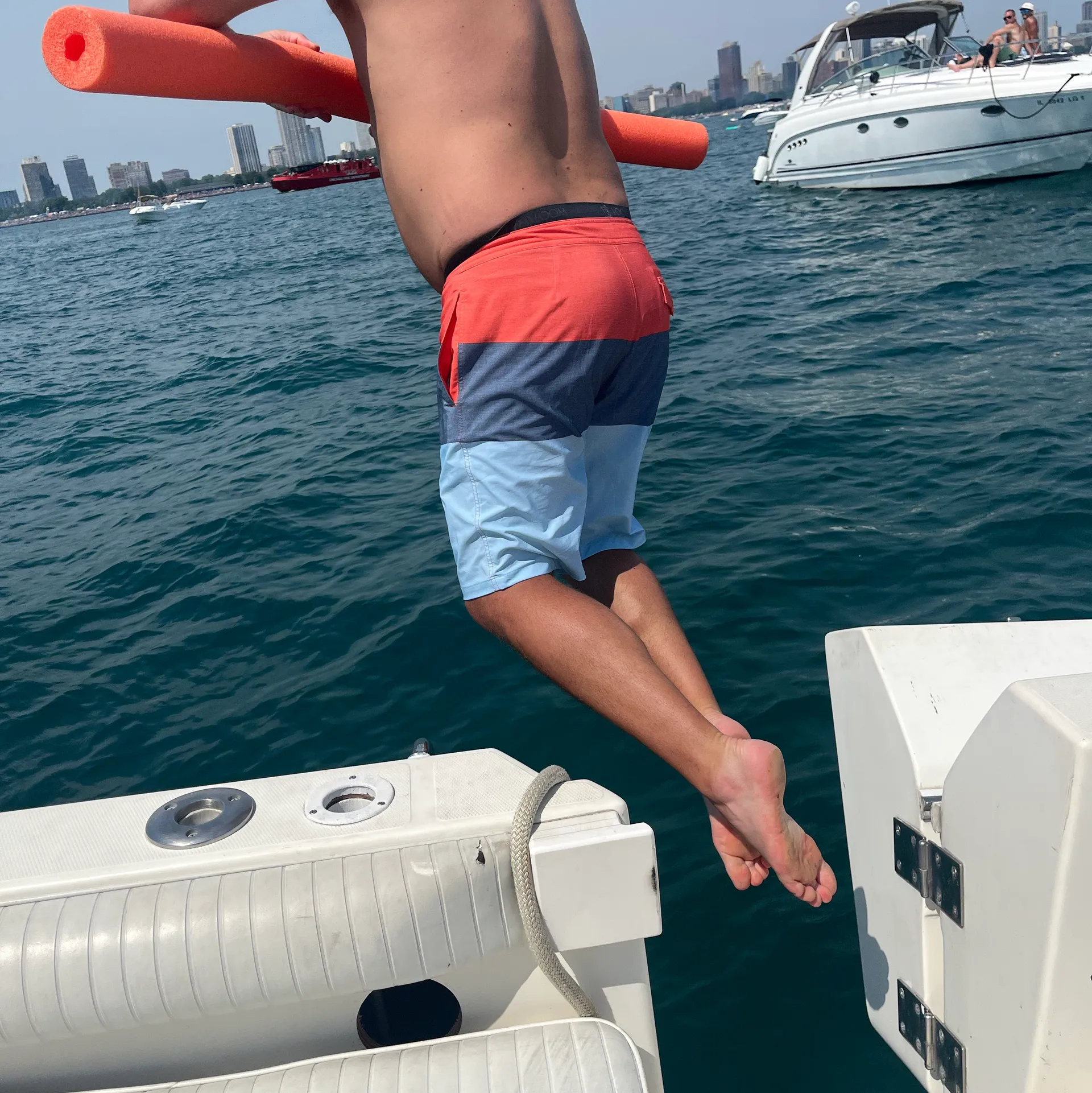 Luxury boat with a the amenities down below. and a great party boat. 