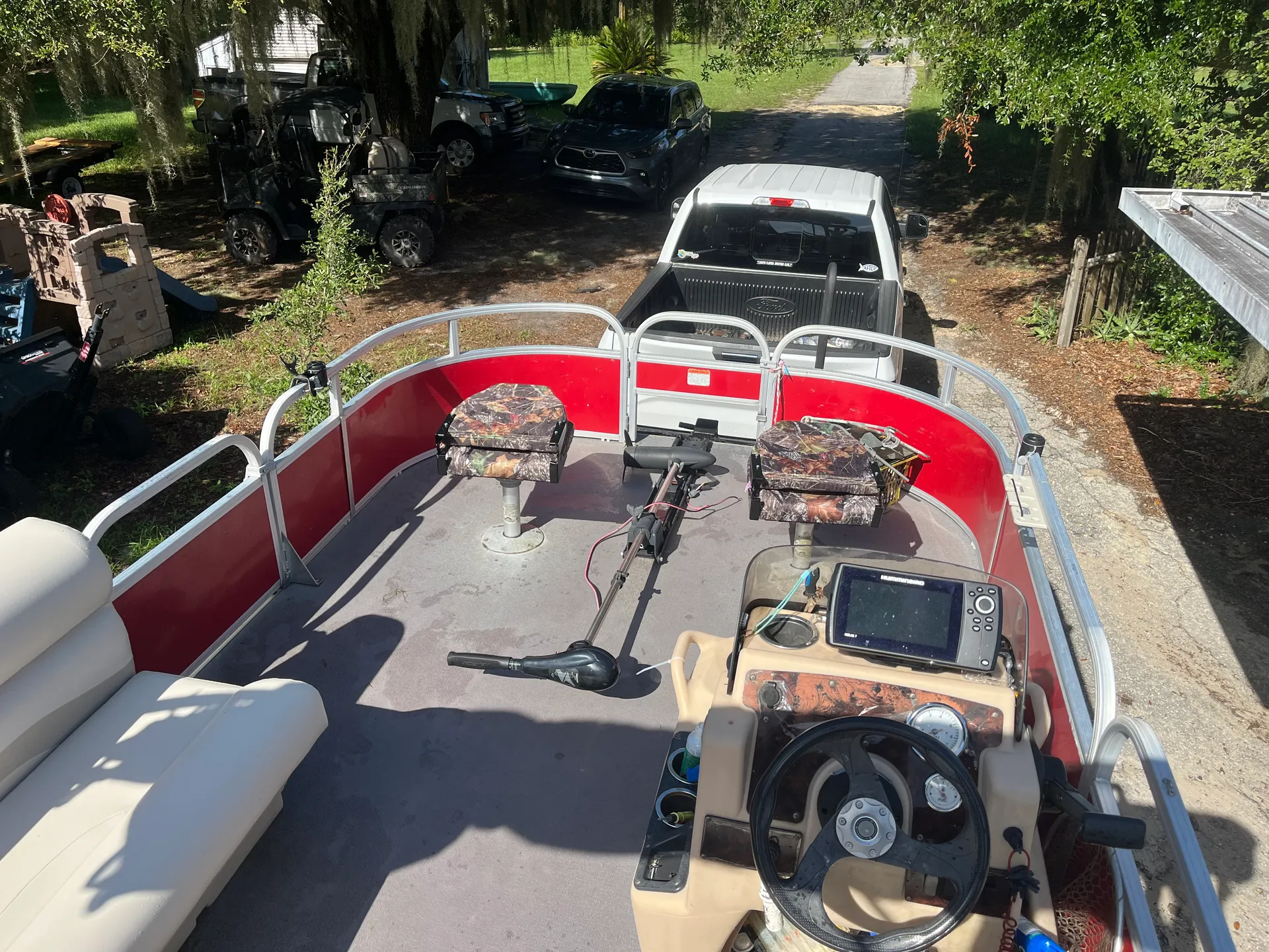 SUN TRACKER BY TRACKER MARINE BASS BUGGY 18 DLX W/75ELPT 4-S in Hawthorne, FL — photo 4