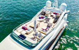 Stunning 105’ Dominator in Miami Beach with JACUZZI boat photo