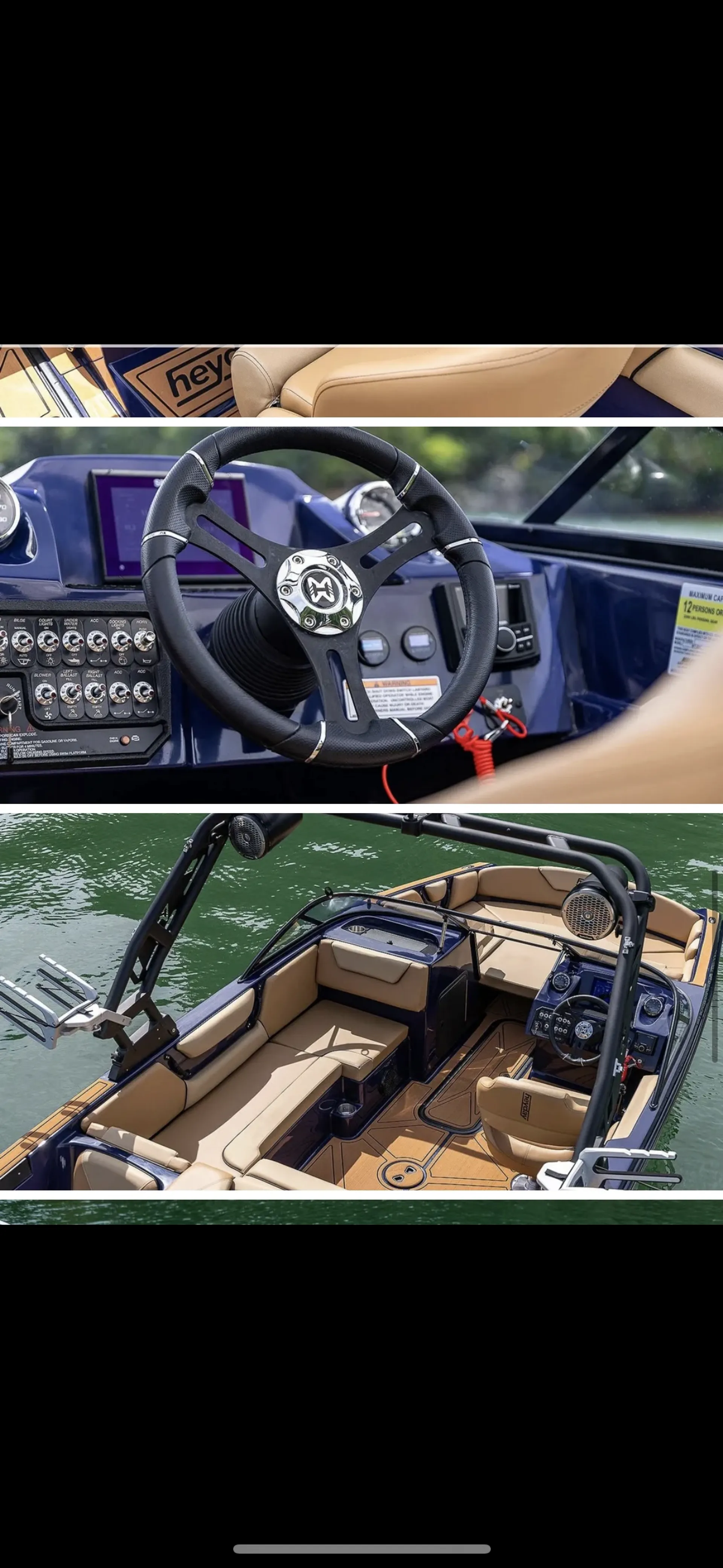 2024 HEY DAY WT-2DC WAKE SURF BOAT 