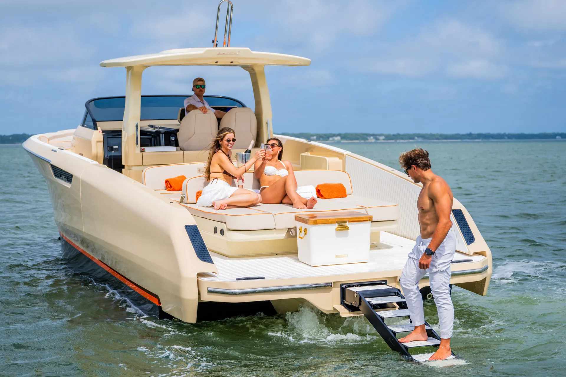 40' 2025 Bellini Yacht + Seabob Yacht Charter in Sag Harbor, New York