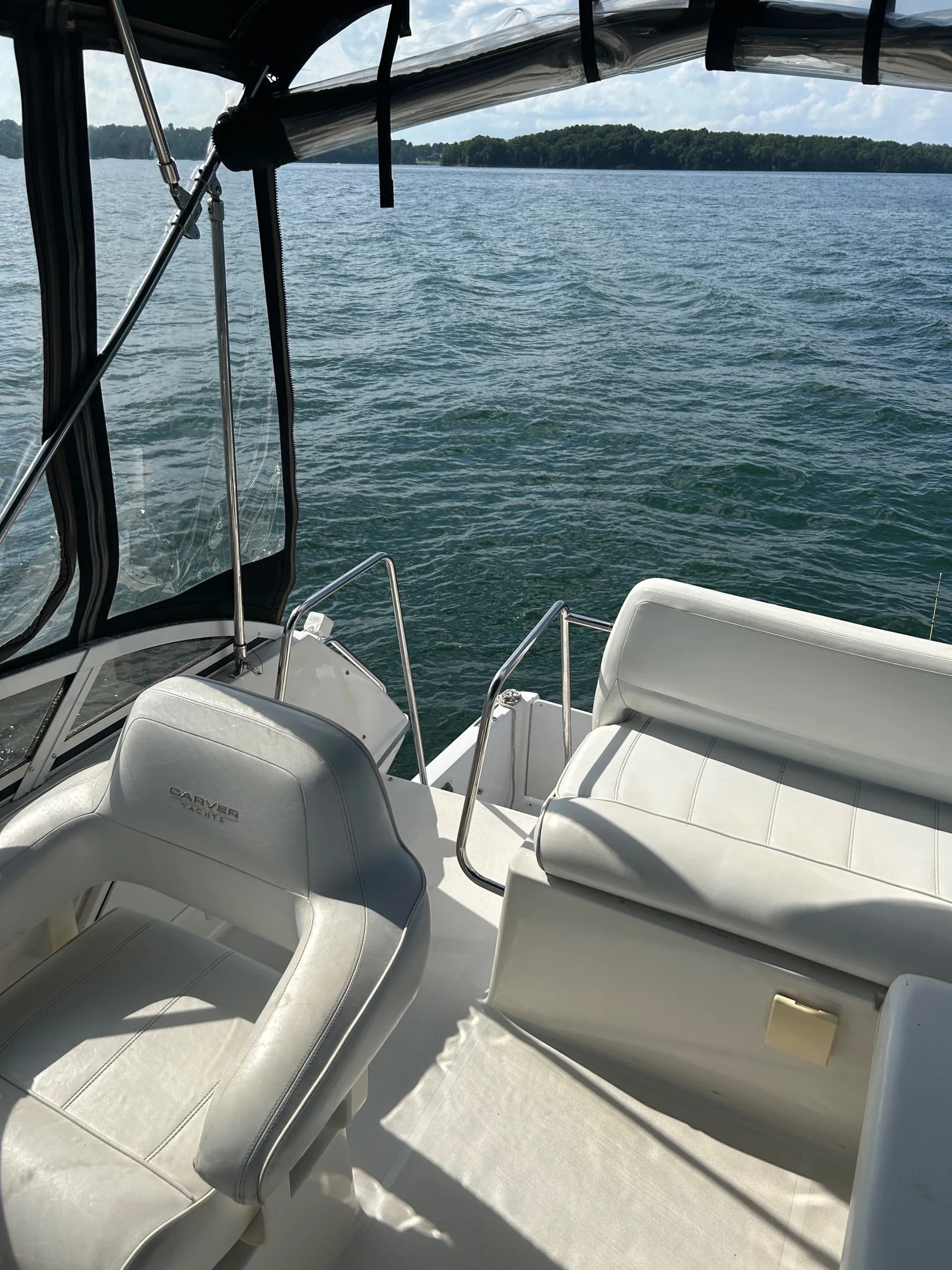 Carver Yacht for charter on Lake Lanier - special requests accomodated