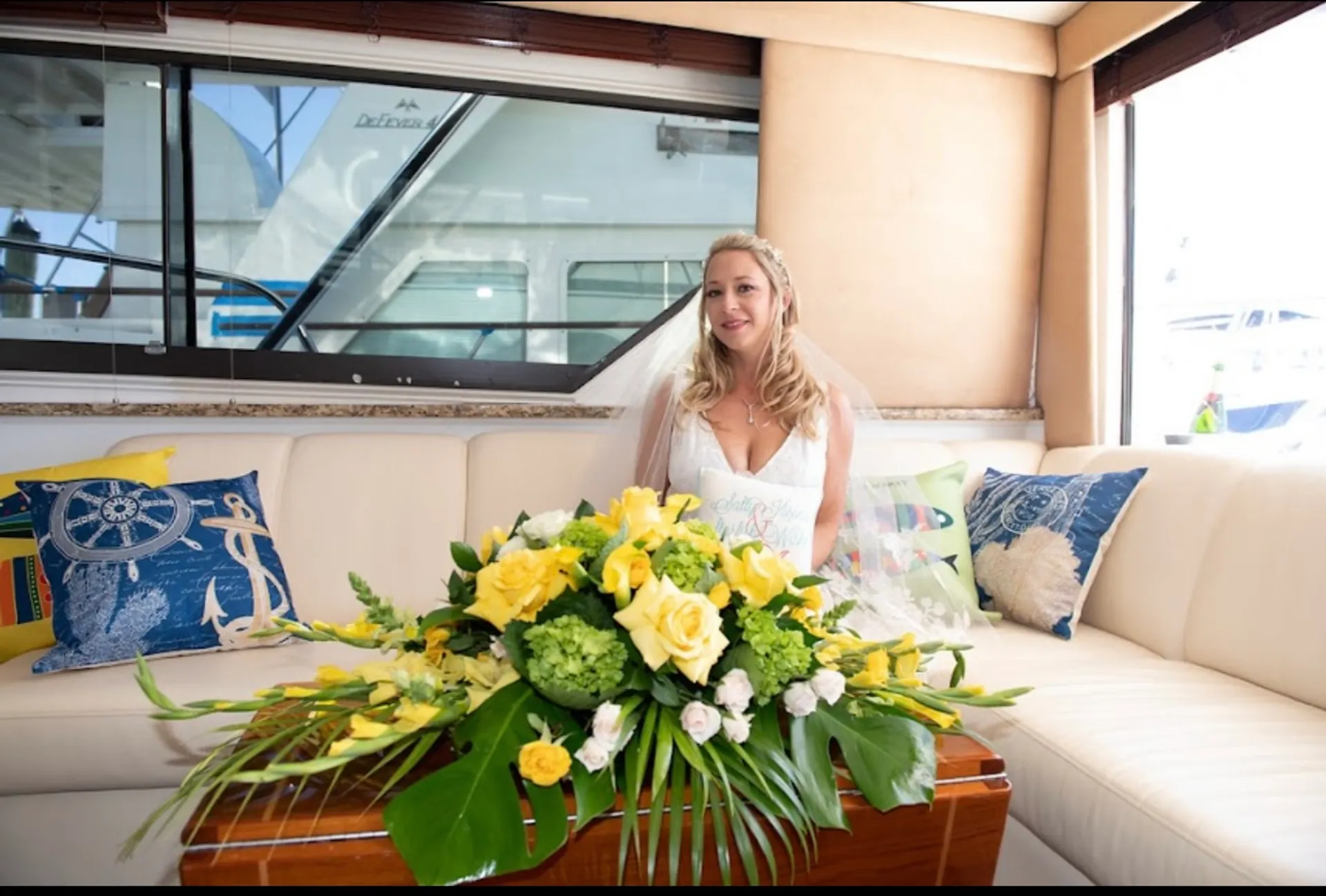 Private Yacht Rental of a stunning 43' Hatteras with Captain