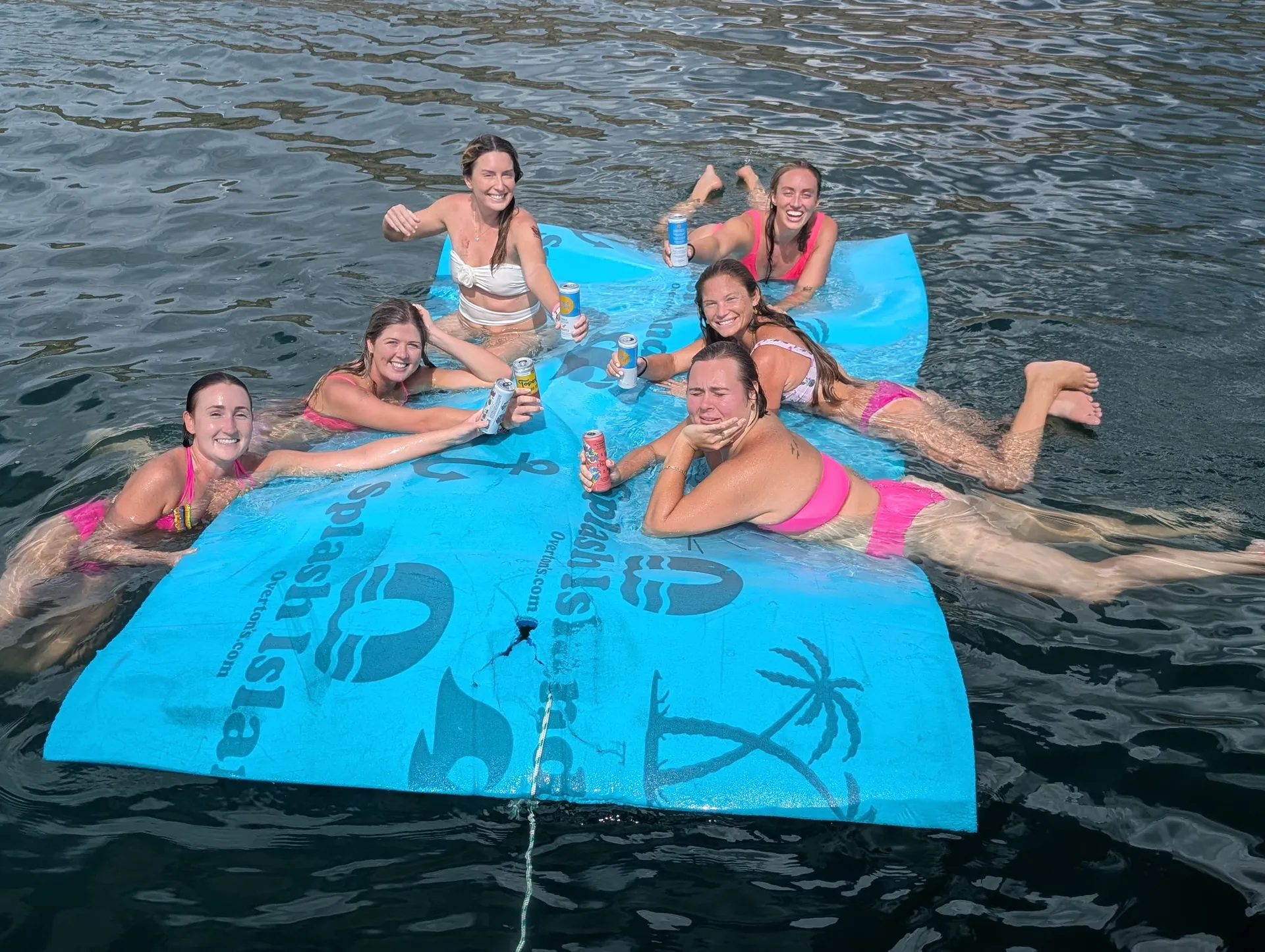  25ft Double Decker Tritoon Party Barge with a slide - Lake Pleasant