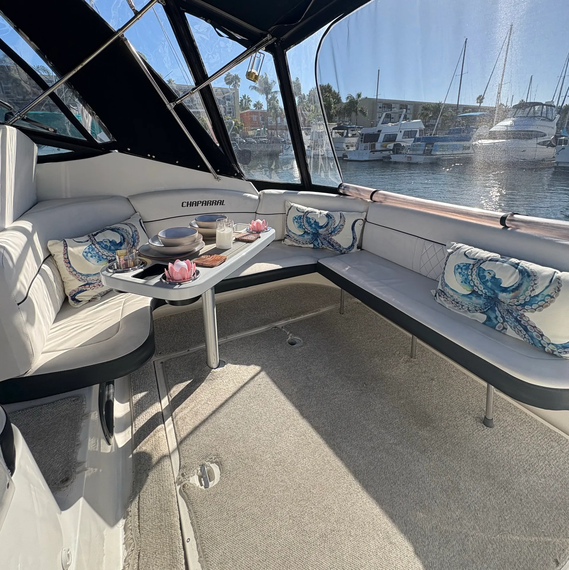 Good times in a luxury yacht in Marina del Rey