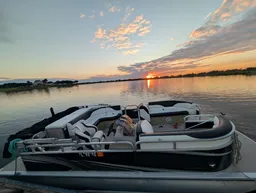 Custom Party Pontoon with Jet Ski Option Premium Sound Fuel Included  boat photo