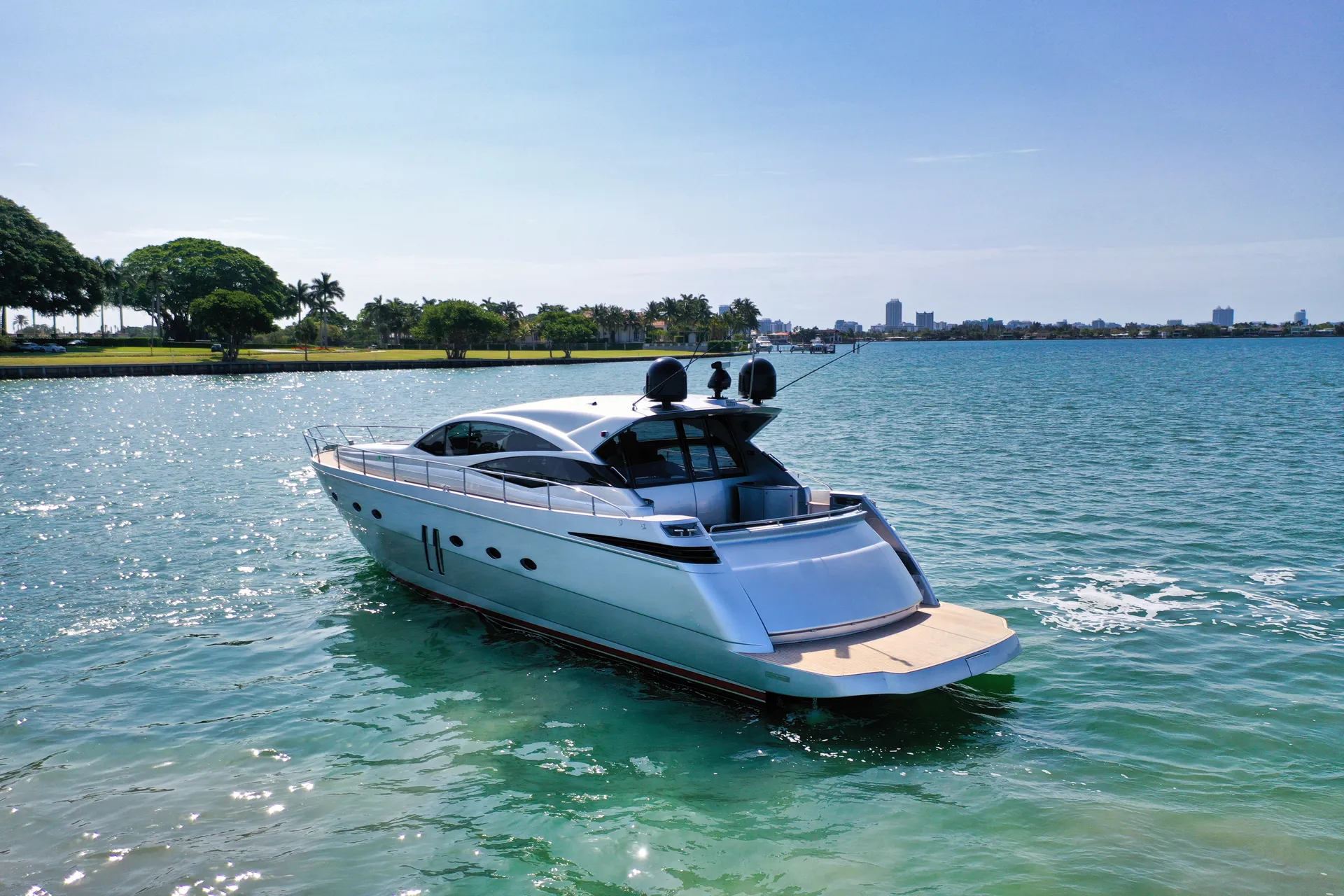 Miami Yacht Rental 70ft | 2 jet skis