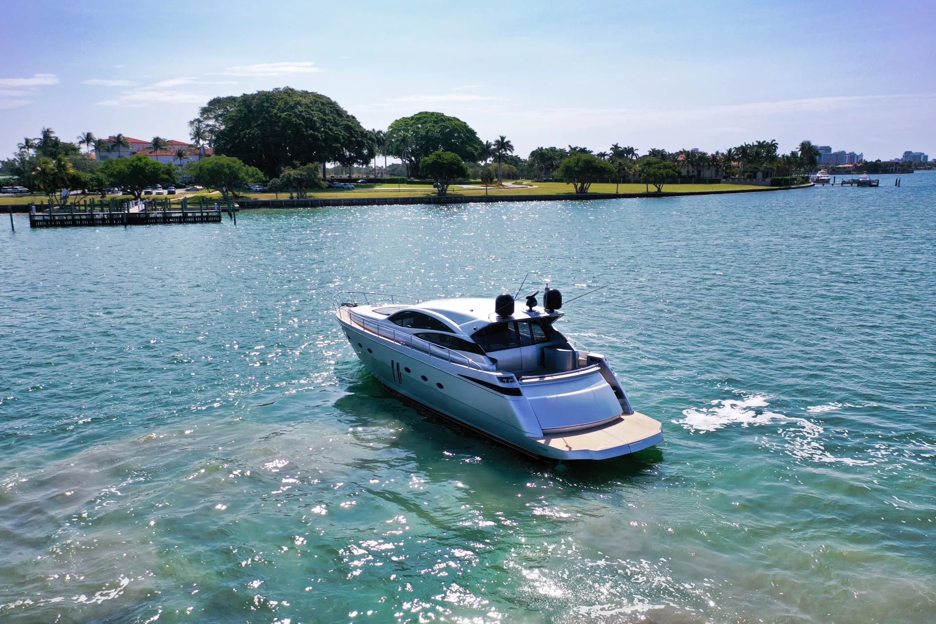 Miami Yacht Rental 70ft | 2 jet skis